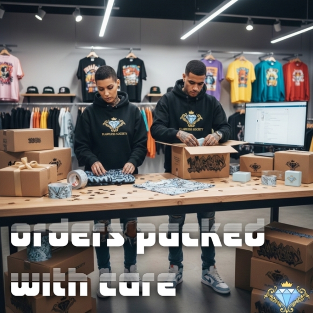 Orders Packed with Care at Flawless Society